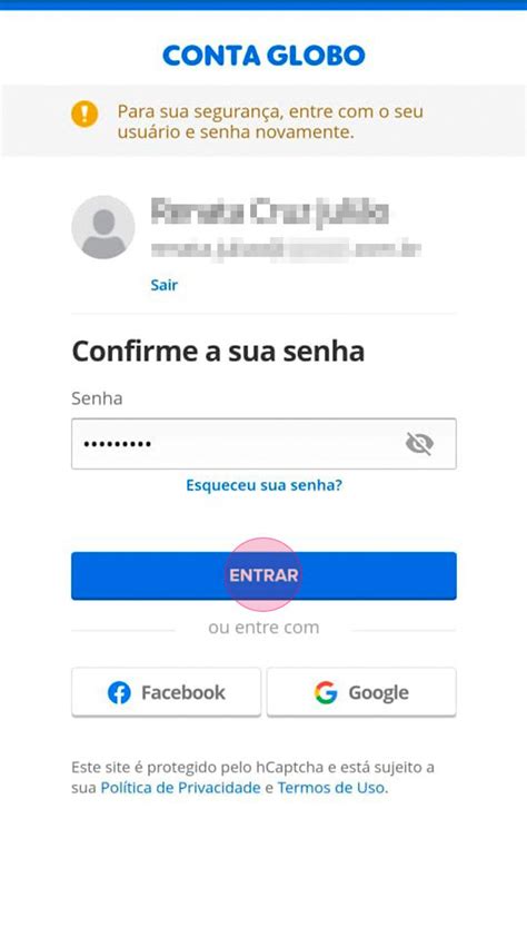 ativar conta globo.